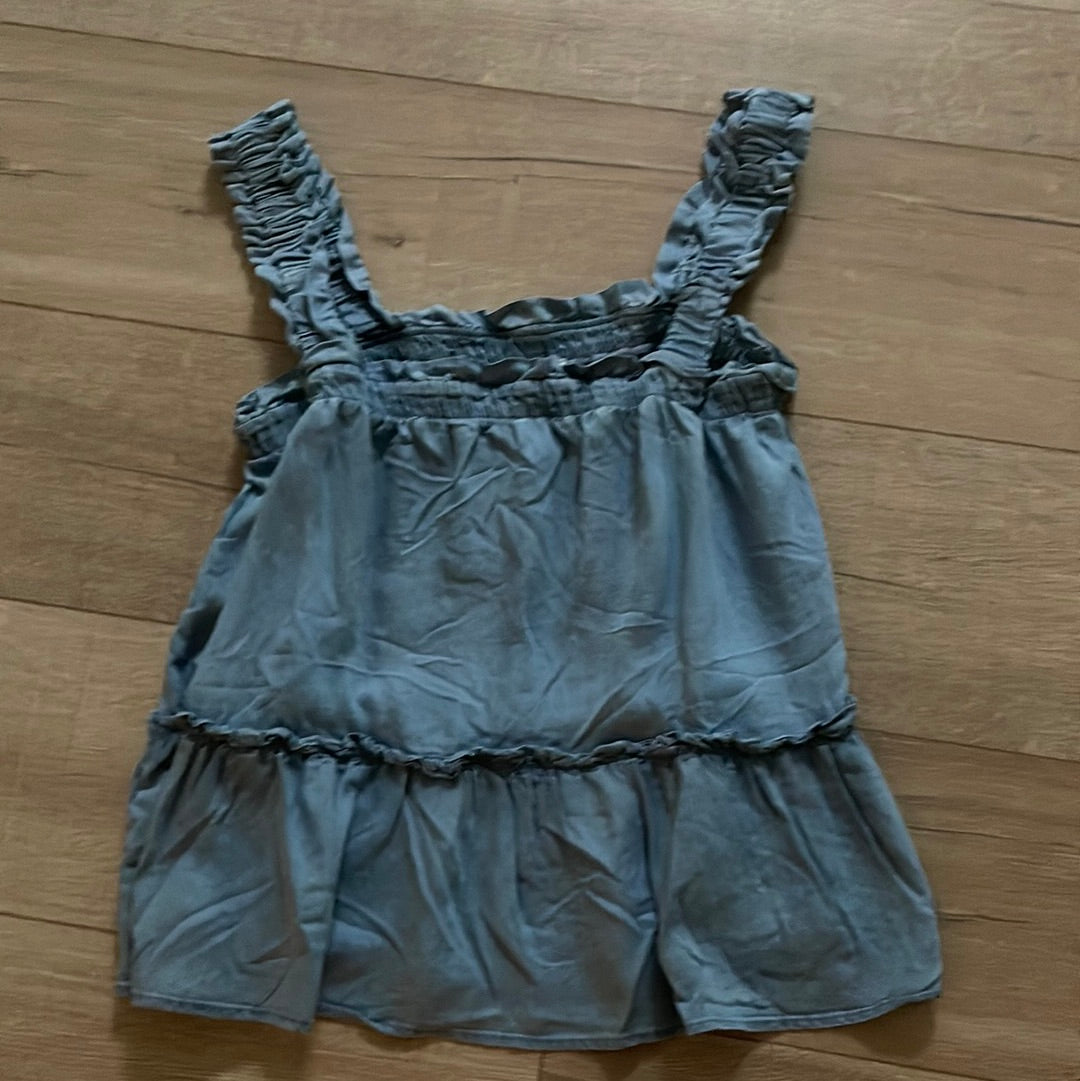 Chambray Sleeveless Top - FINAL SALE