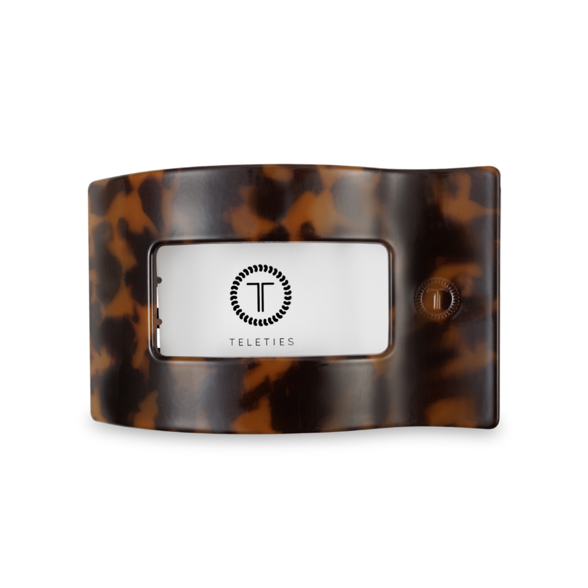 Flat Rectangle Hair Clip | Medium | Tortoise