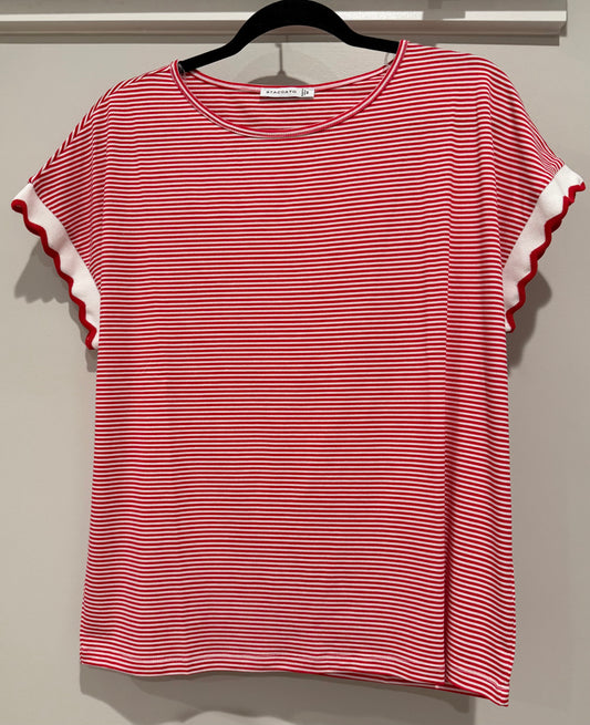 Soft Line Stripe Top
