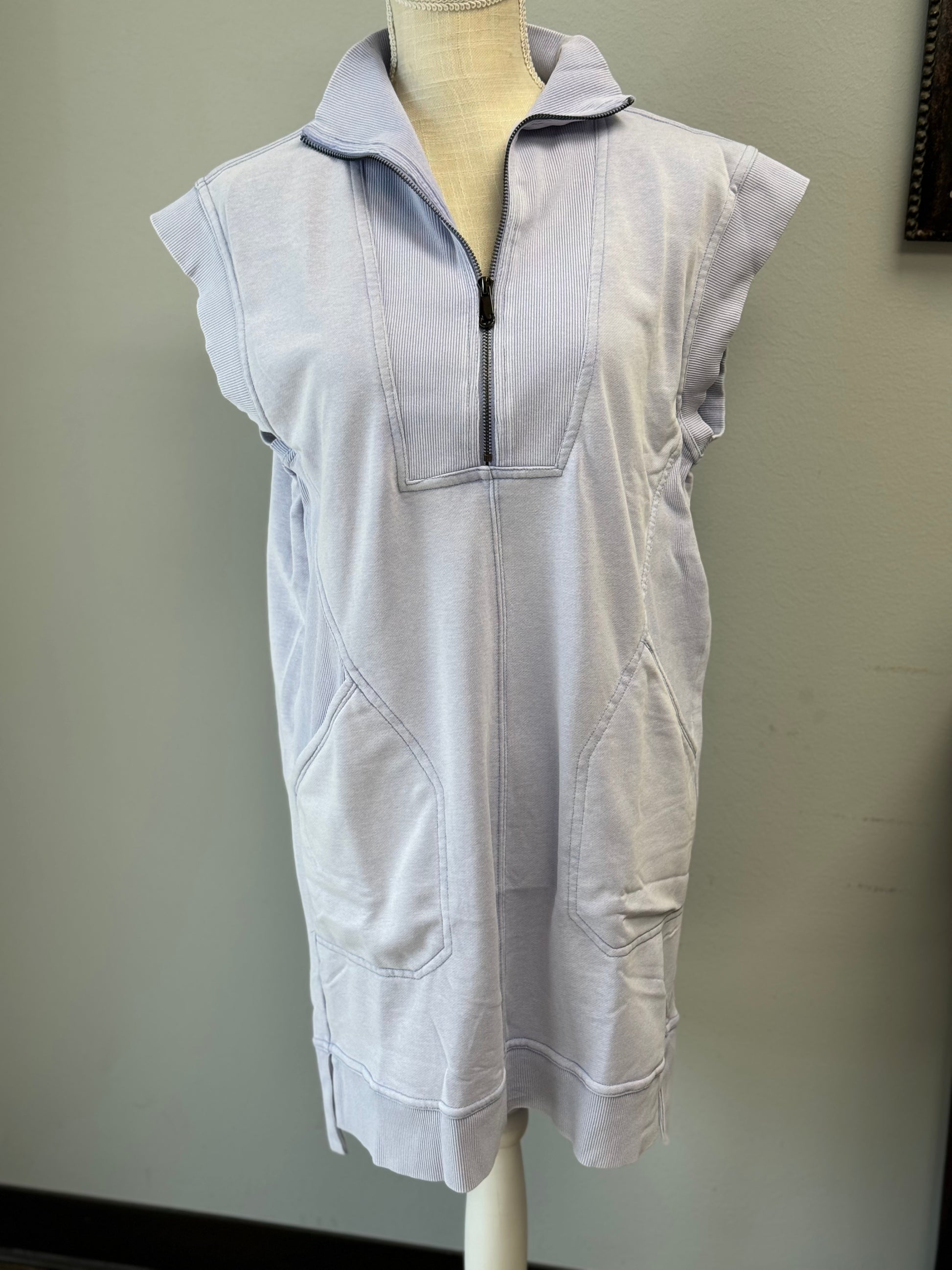 Periwinkle Sweatshirt Dress – Evie Cecile Clothing