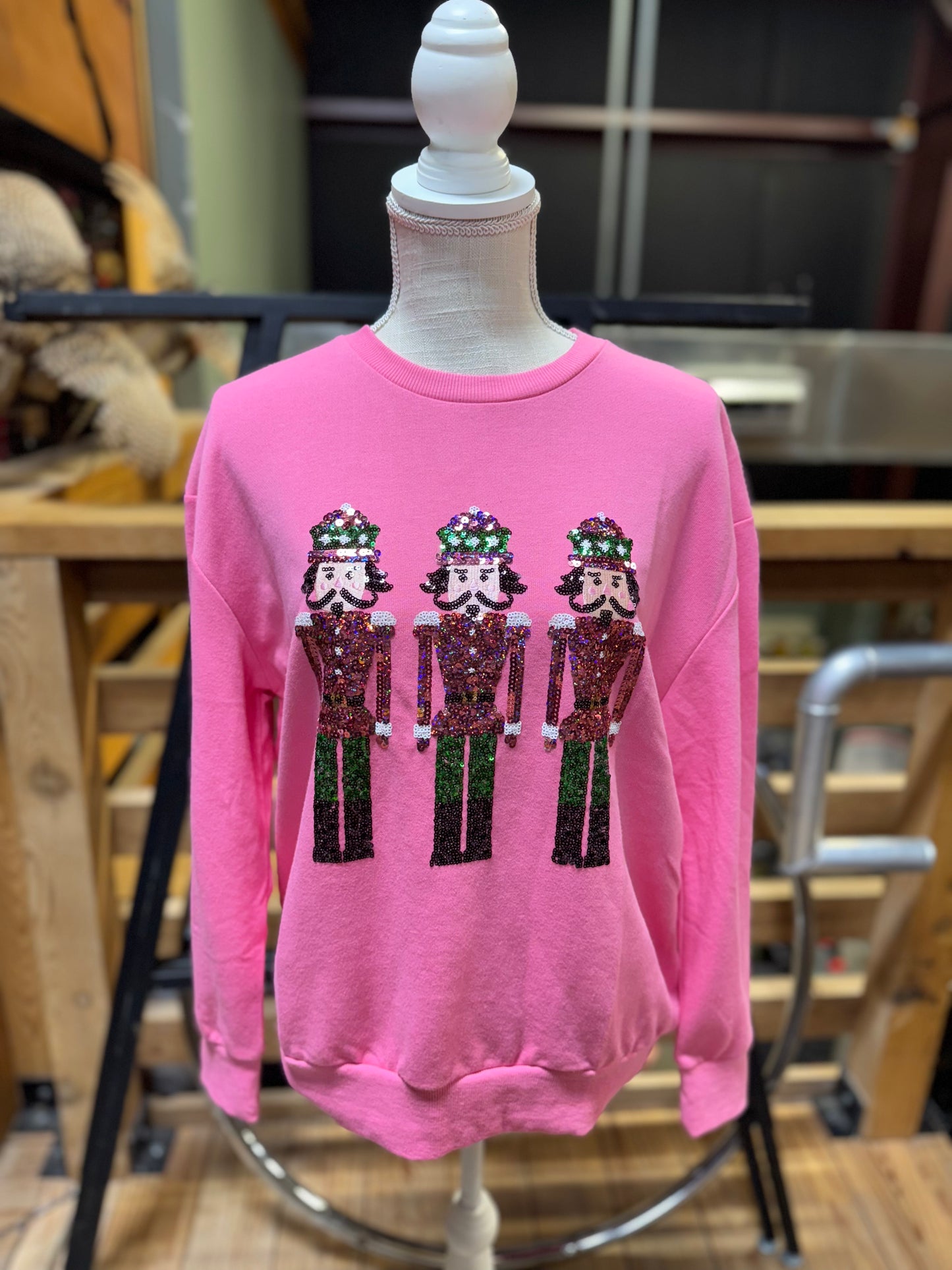 Nutcracker March Sequin Sweatshirt